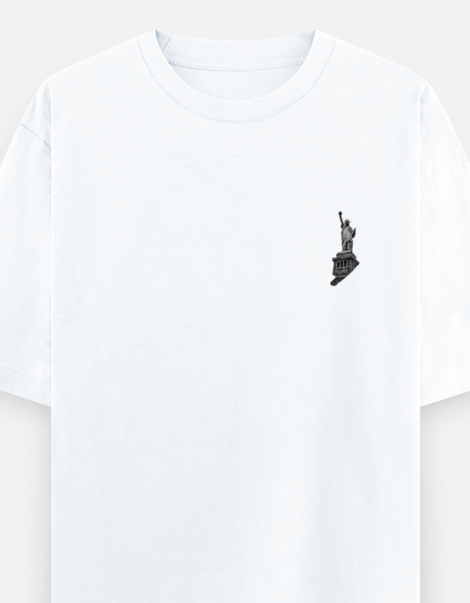 New York Unisex Oversized Classic T-Shirt - Image 2